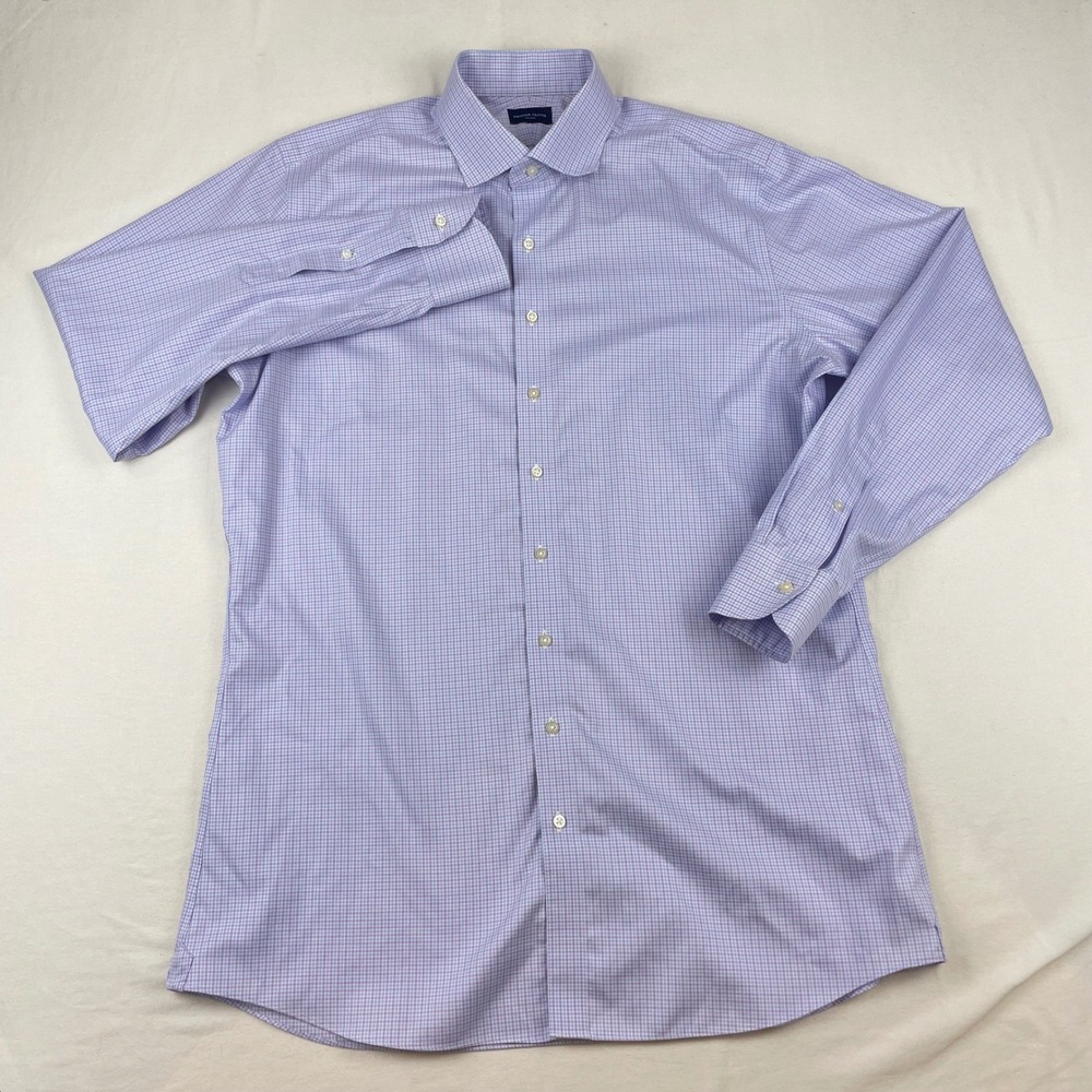 Proper Cloth Lavender Check Dress Shirt - Picture 3 of 9
